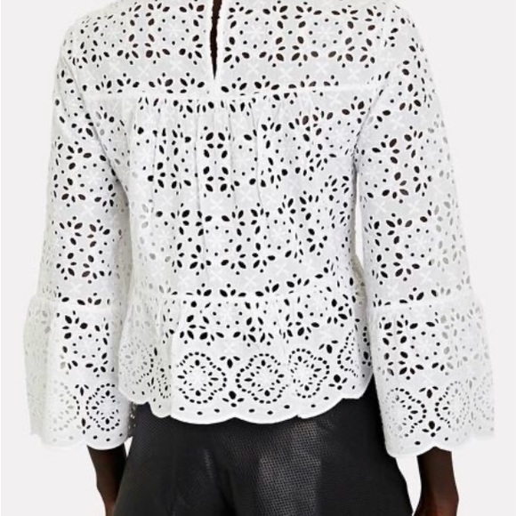 Veronica Beard Emmalyn top White size 2 - Picture 2 of 4